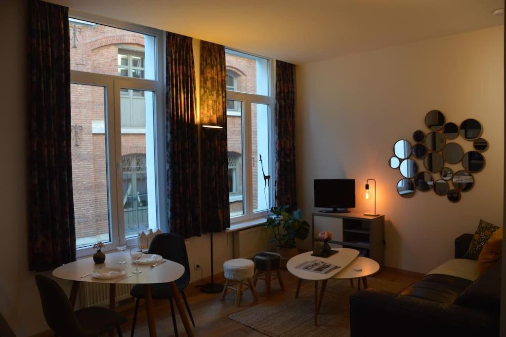 Hippe Studio In Historisch Gebouw In Oude Centrum Antwerpen Eksteriør billede